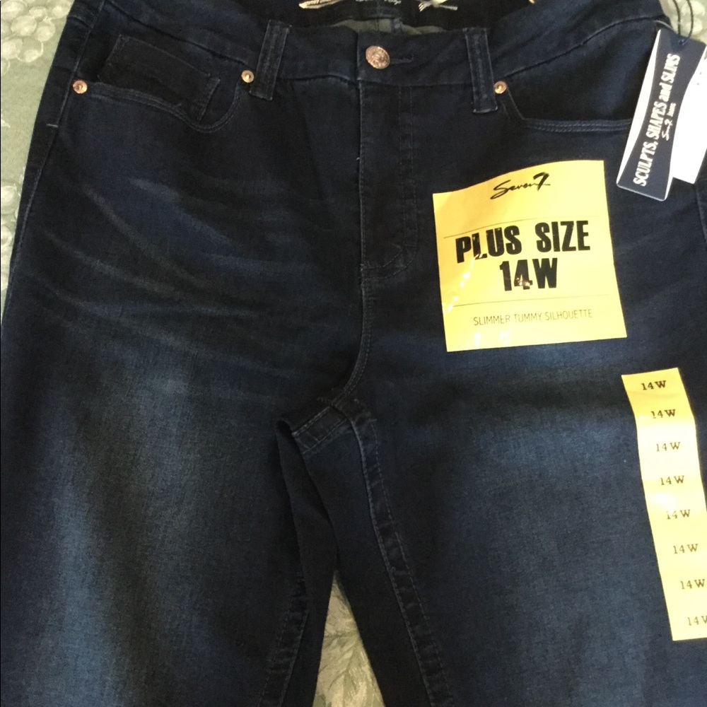 22w Seven7 slimming skinny plus size - Picture 2 of 7